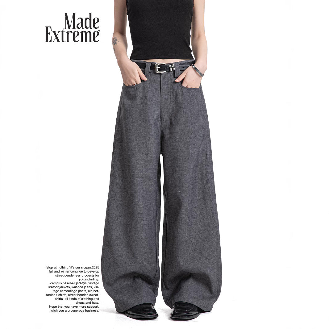 MEMADEEXTREME Micro-pull Anti-wrinkle Trousers Casual Trousers