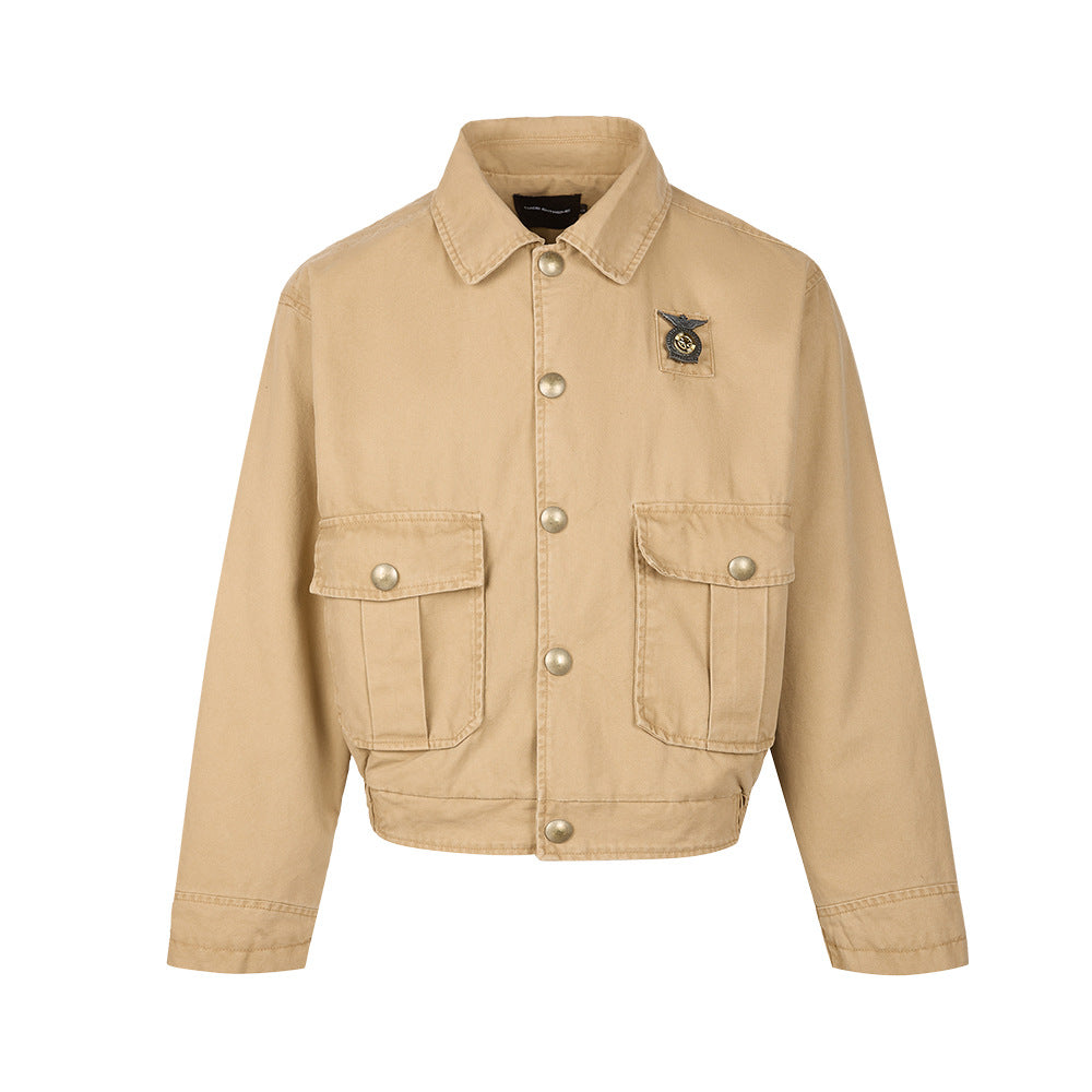 EME Vintage Short Wide Lapel Jacket