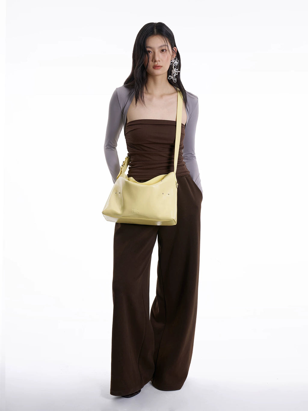 JANDRESS Simple and Versatile Shoulder Messenger Bag