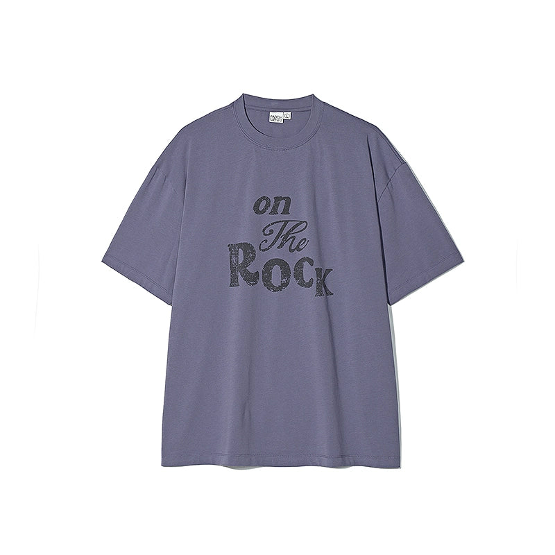 PARTIMENTO Washed and Used English Printing Tee