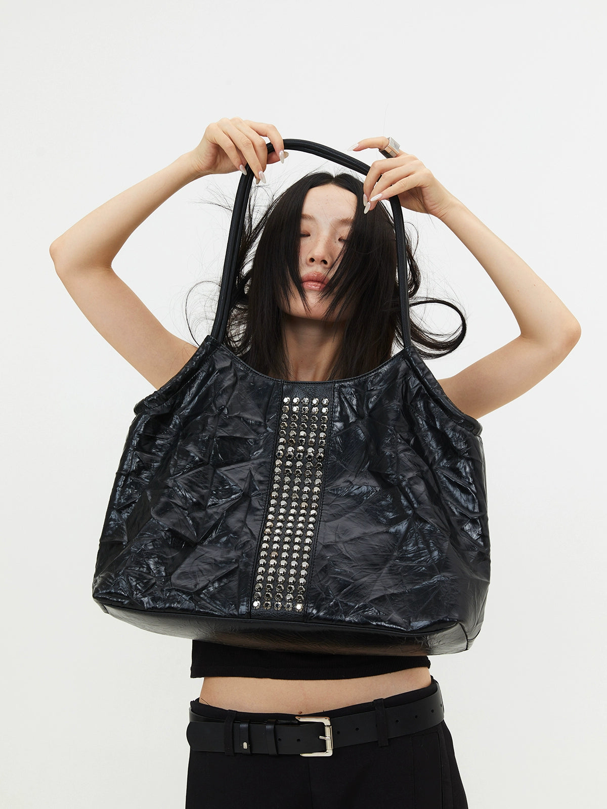 BINGBONG Large Capacity Commuter Shoulder Tote Bag