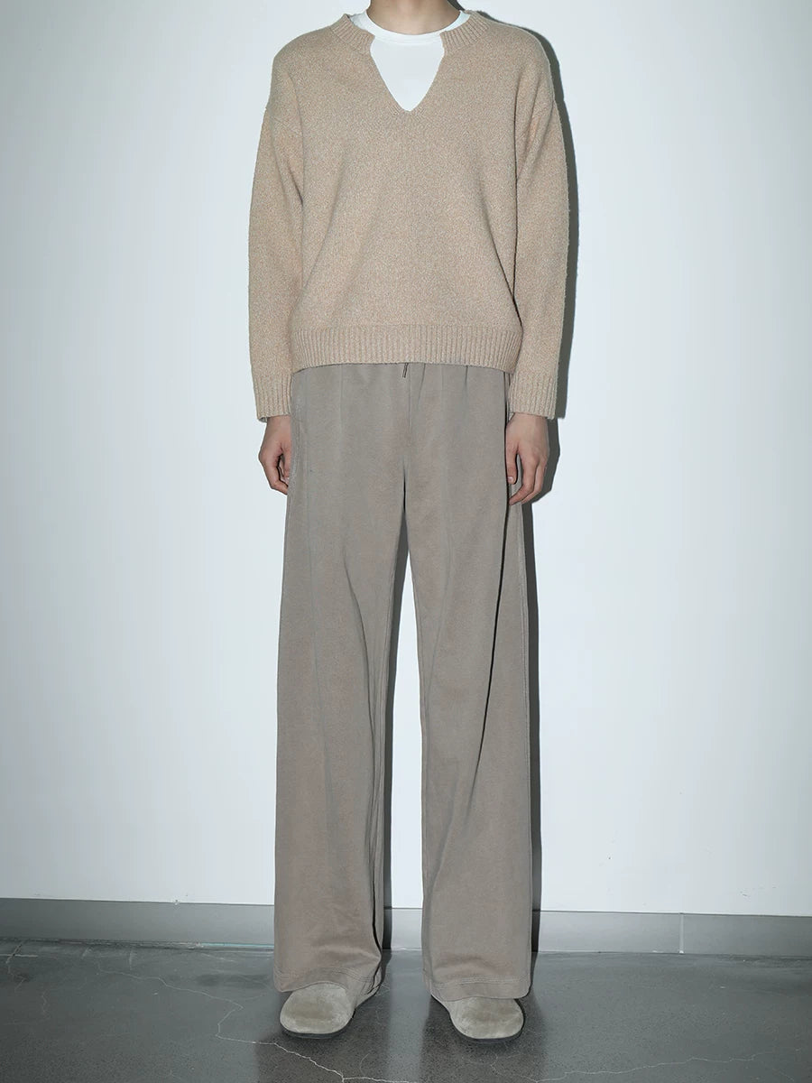 Plus No Logo V Neck Soft and Warm Knitting Shirt