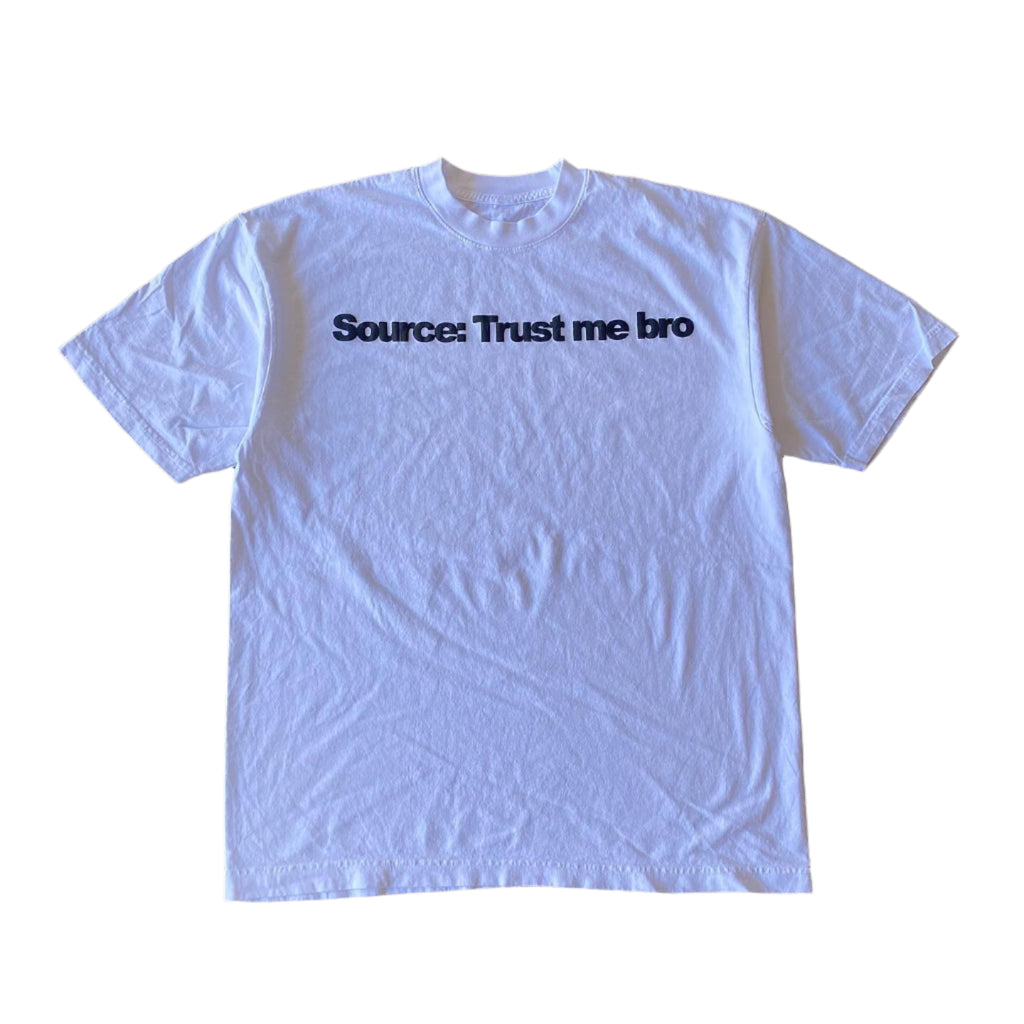 Wang Youbing Studio! TRUST ME BRO 260g 100% Cotton Tee