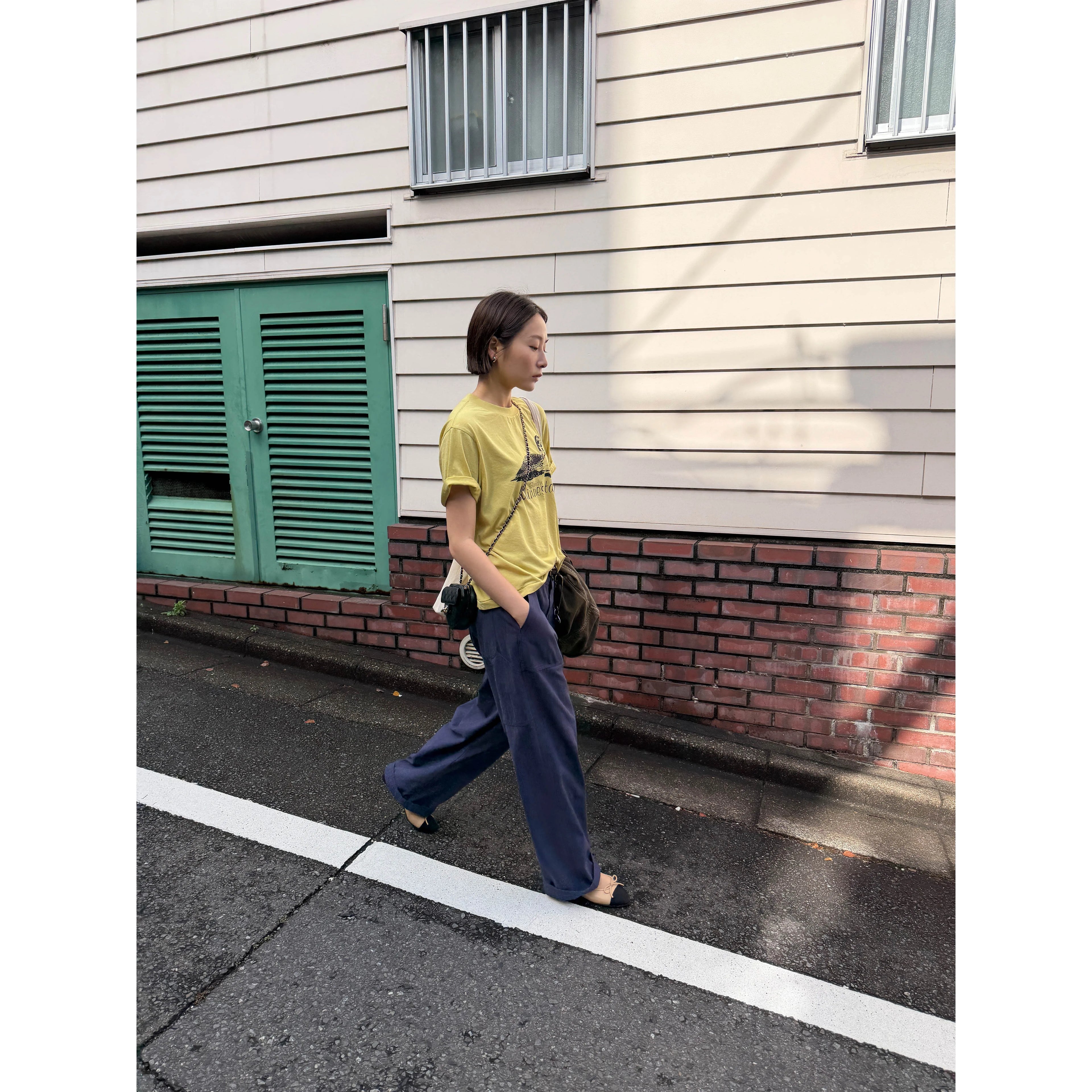 Anniehall Do Old Single Stitch Casual Loose Tee