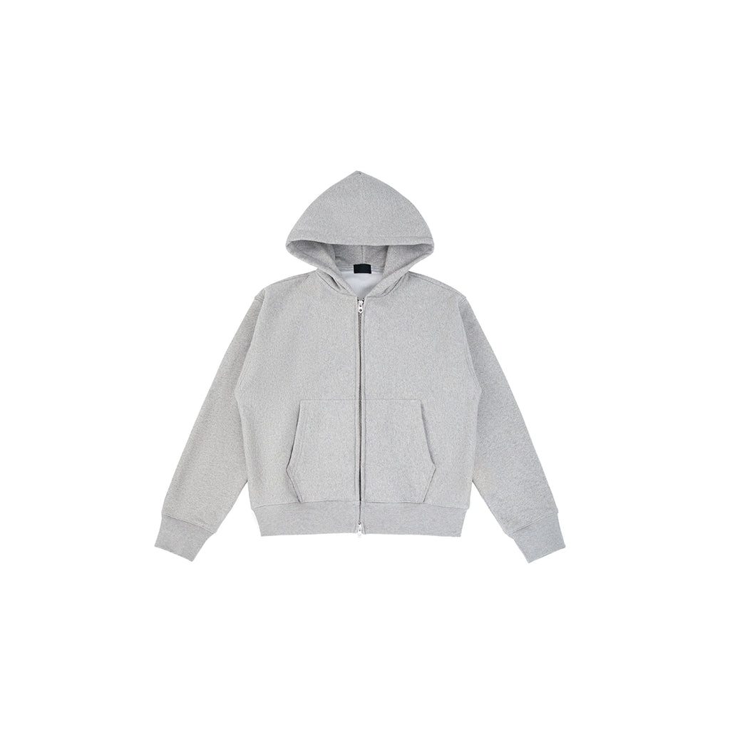PLUS NO LOGO Casual Simple Zipper Hoodie Sweater