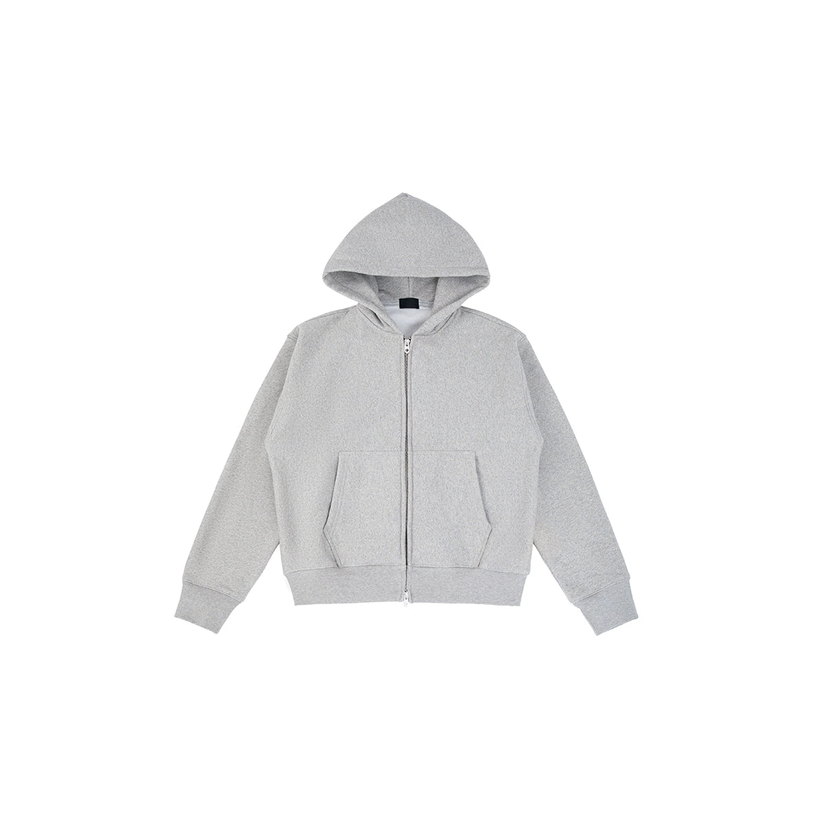 PLUS NO LOGO Casual Simple Zipper Hoodie Sweater