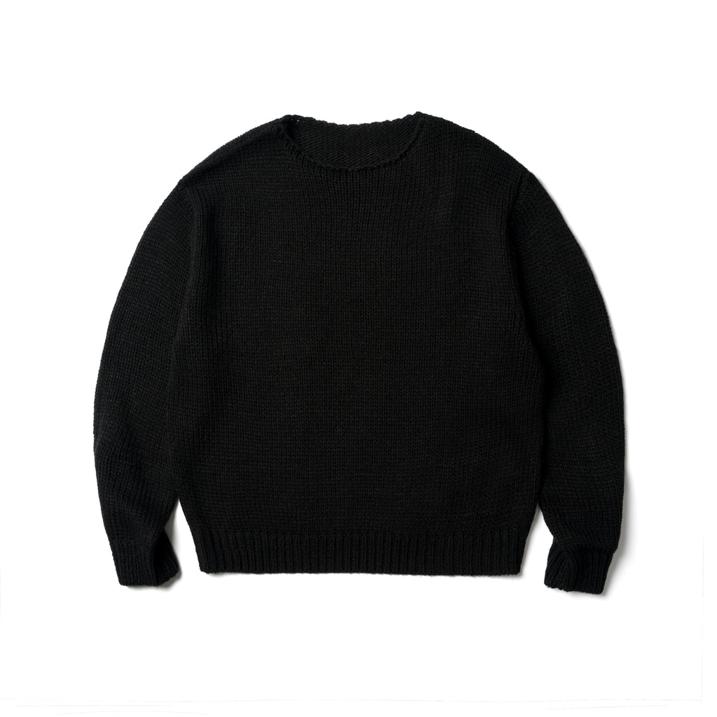 SUPERTOFU Wide Neckline Soft Thick Needle Pullover