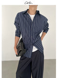 COLN Lazy Atmosphere Striped Shirt