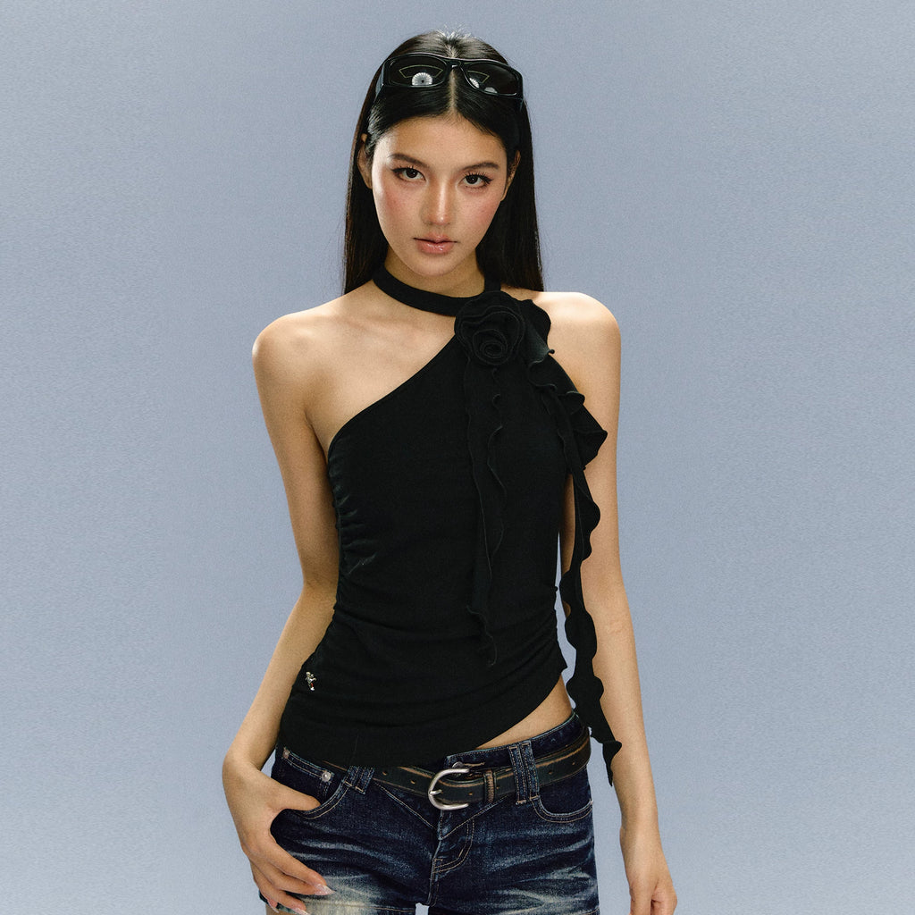 Ariseism Vintage Flower Slim Neck Sling