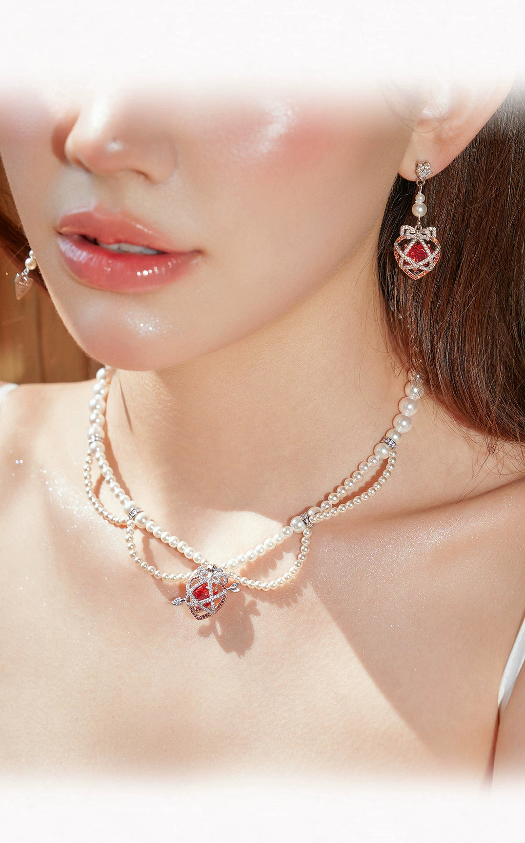 PP Long Fringed Pendant Earrings