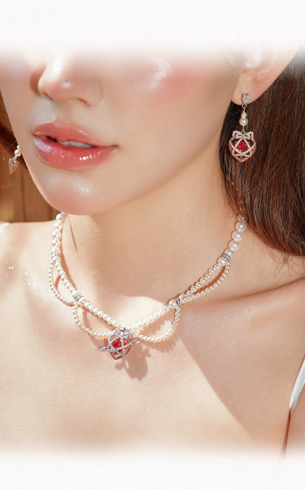 PP Long Fringed Pendant Earrings