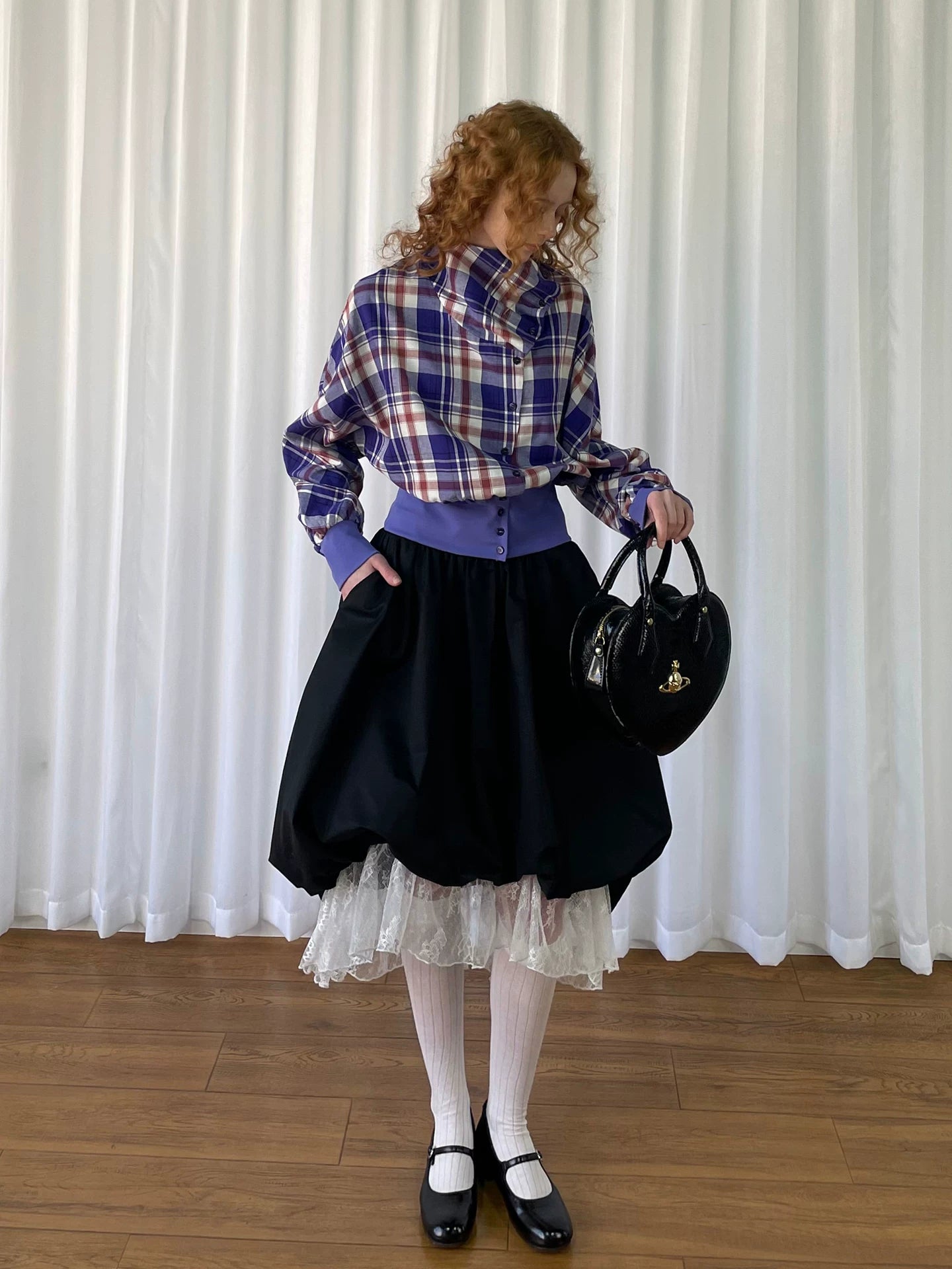 Loosesmell Versatile Skinny Patchwork Lace Skirt