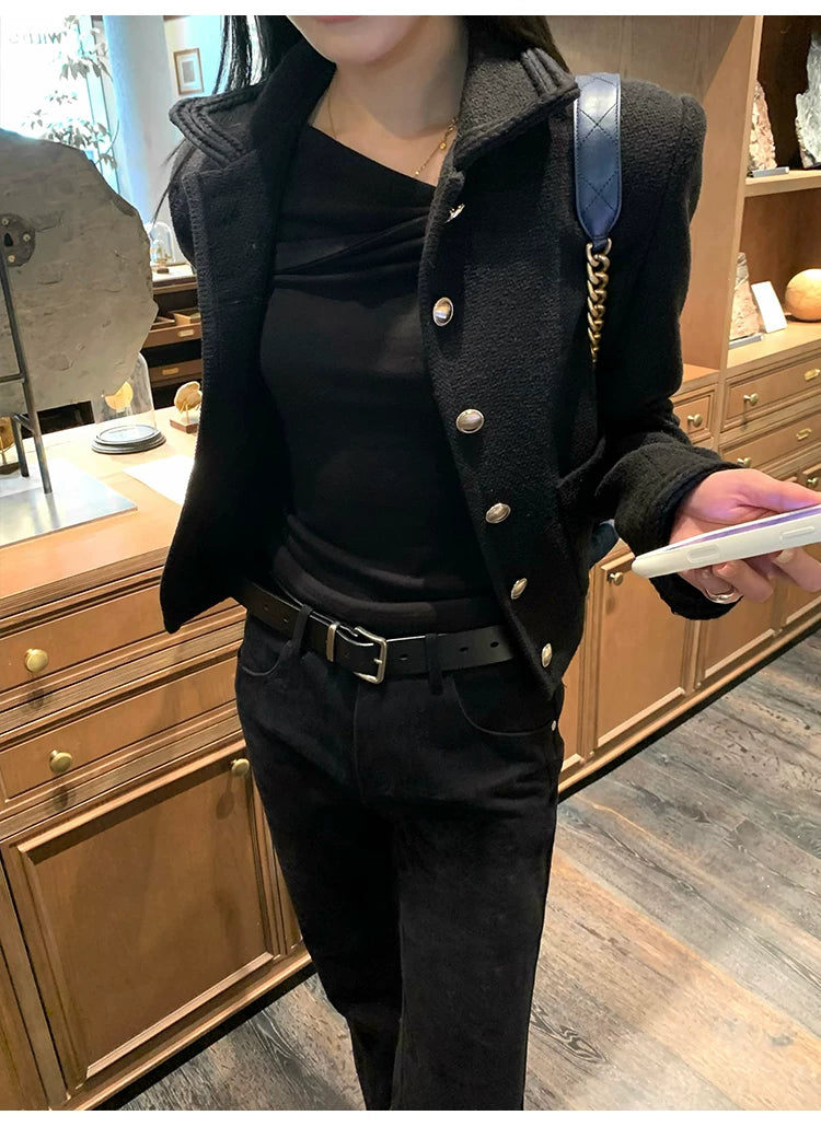 YOUNG KYLIN Skinny Straight Casual Pants