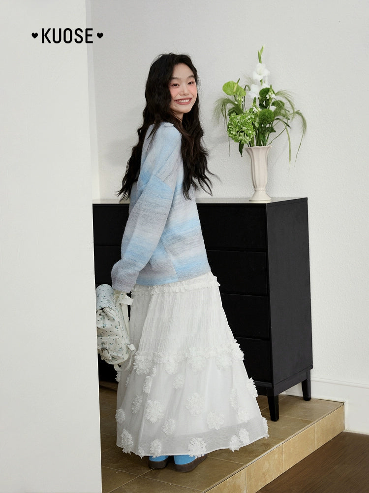 Kuose Puff Cake Skirt