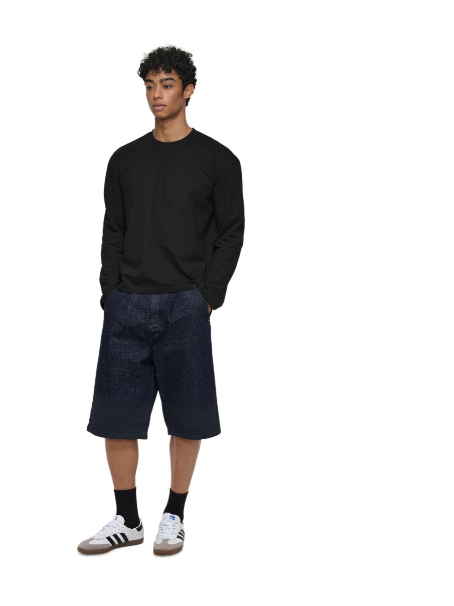 AaNn Simple Short and Wide Casual Long Sleeves
