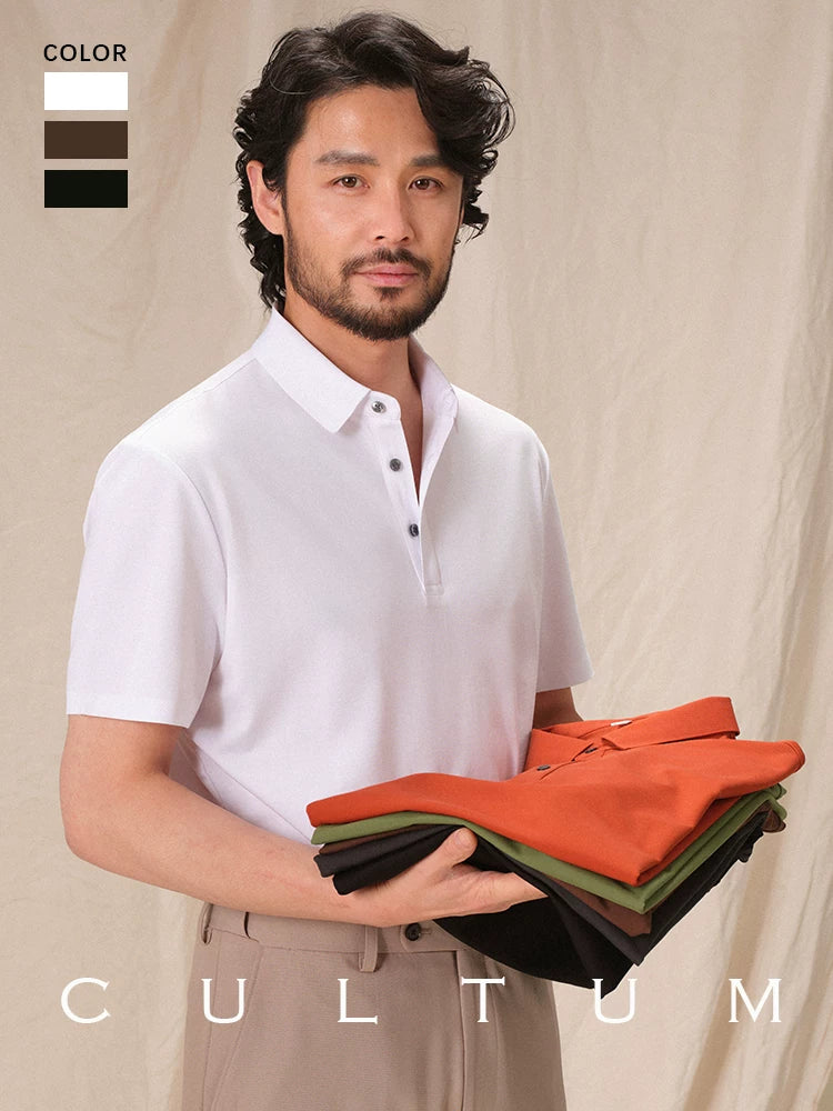 CULTUM Business Commuter Polo Shirt Casual Tee