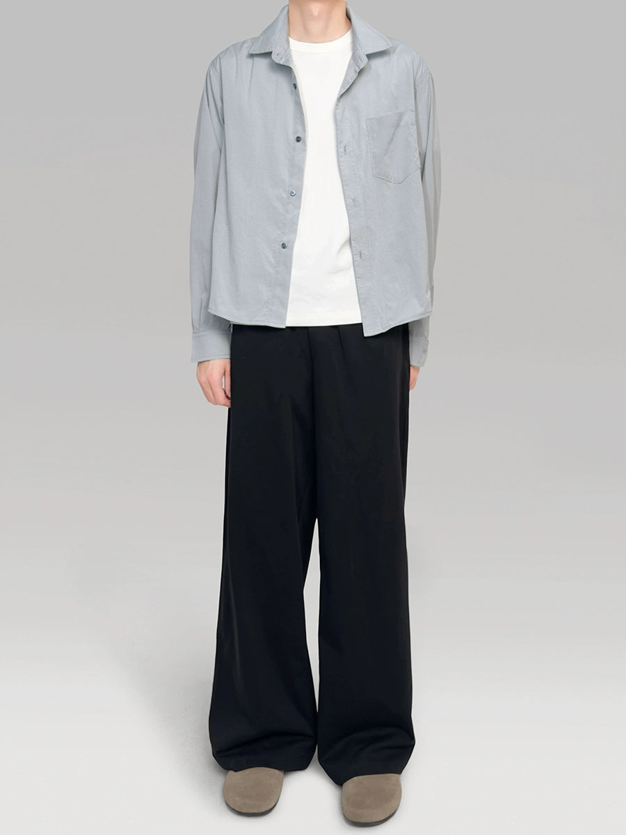 PLUS NO LOGO Original Yarn Sunscreen Striped Shirt