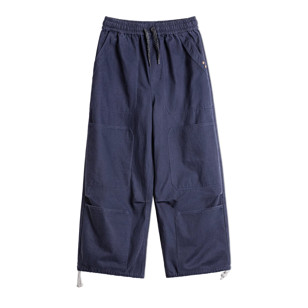 Madden Vintage Multi-Pocket Cotton Wide Leg Logging Pants