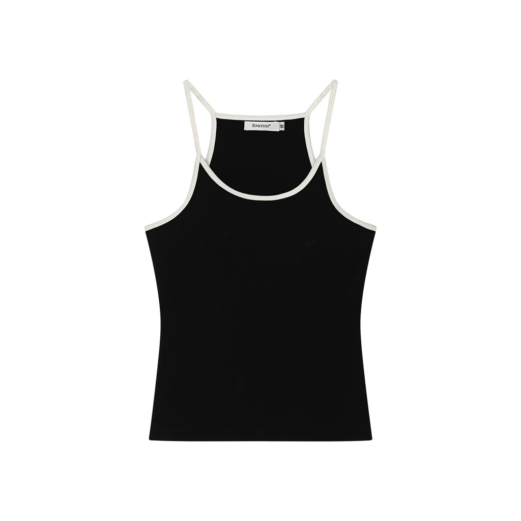 FUNKYFUN High Elastic Threaded Skinny Vest