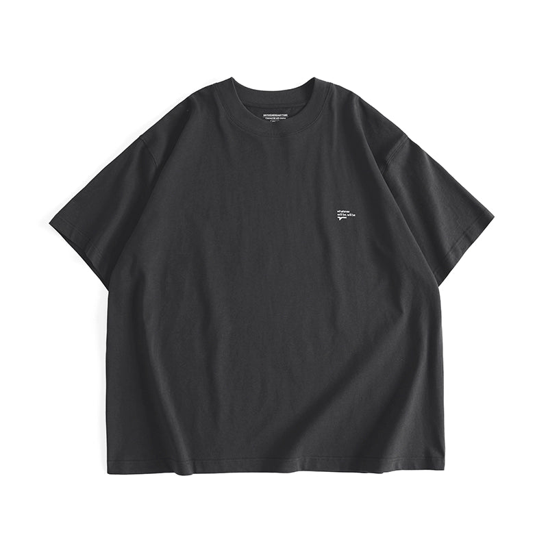 AWT Casual Versatile Crew Neck Printed Loose Tee