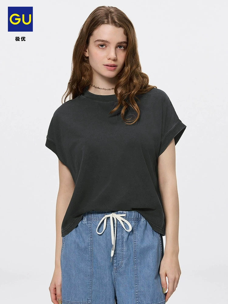 GU Retro Feeling Loose and Simple Tee