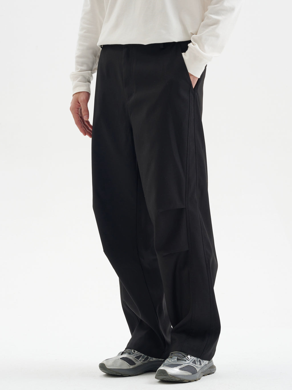 BUTTBILL 480G straight-leg loose Japanese paratrooper pants