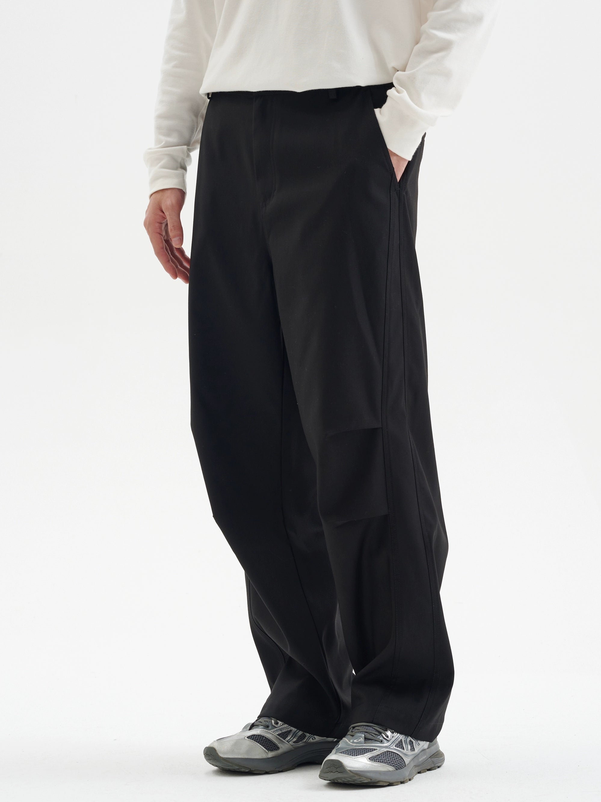 BUTTBILL 480G straight-leg loose Japanese paratrooper pants