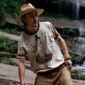 SOARIN Vintage Crew Neck Print Short Sleeve Tee
