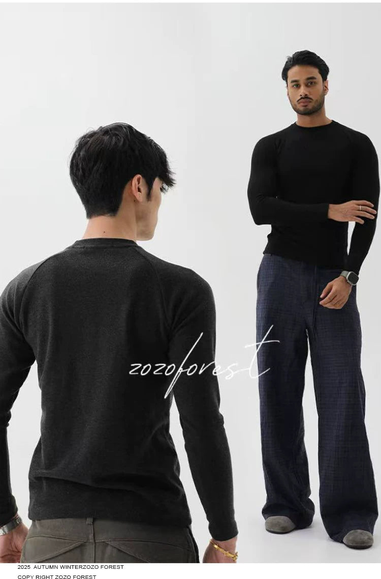 ZOZO FOREST Commuter Simple Warm Bottom Sweater