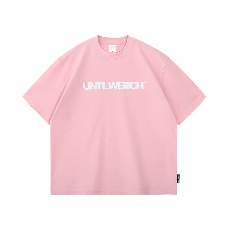 Untilwerich Crewneck Print Small Neckline Tee