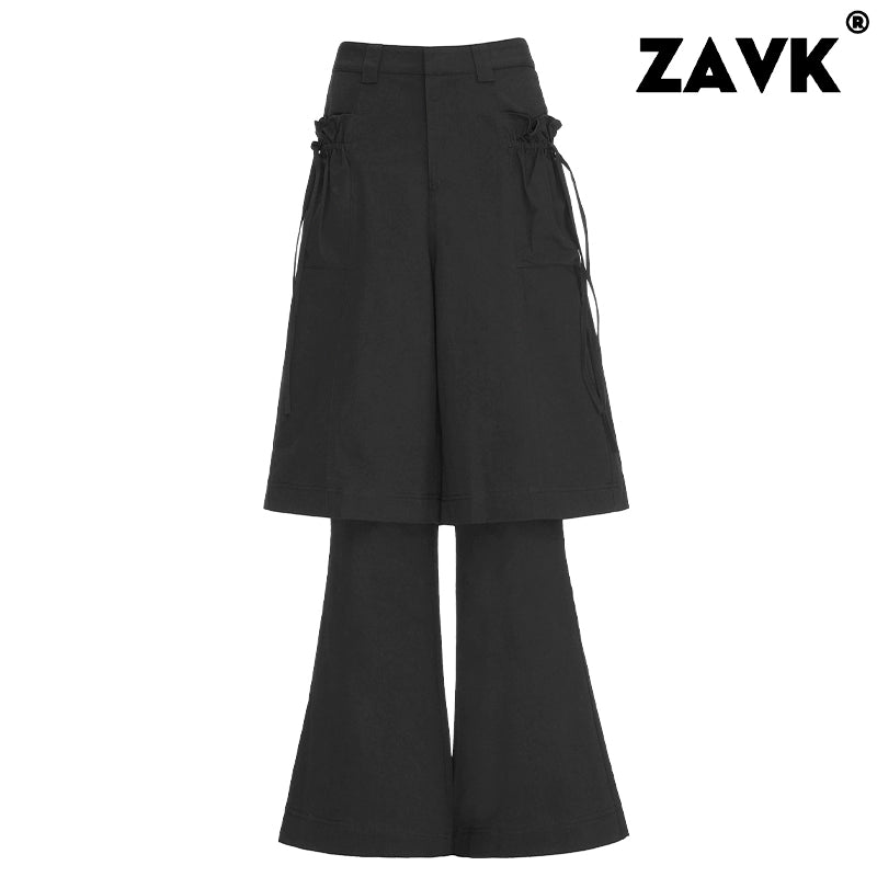 ZAVK Fake Two-piece Tooling Slacks