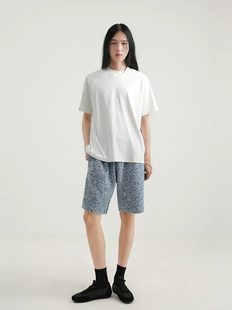NO LOGO French Thread Knitted Shorts