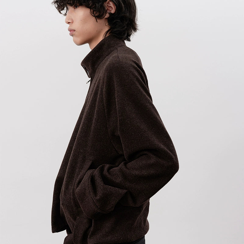 JCAESAR Strap-on Shoulder Harrington Jacket