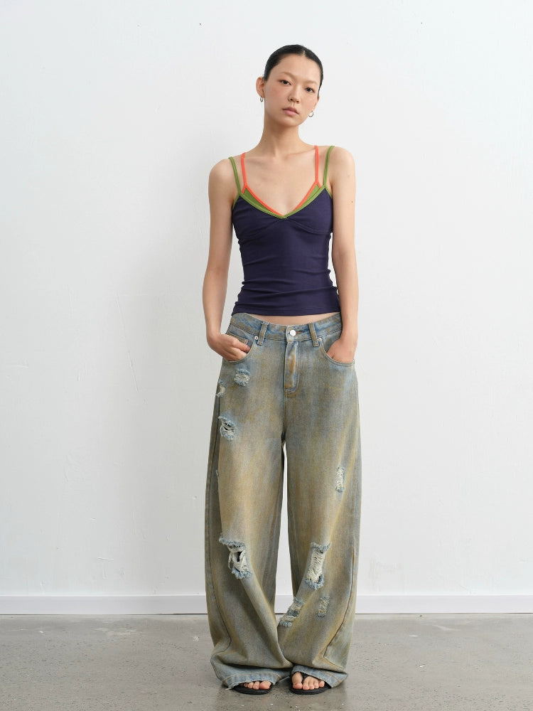 LINY LIBERTY Fake Two Piece Slim Sling