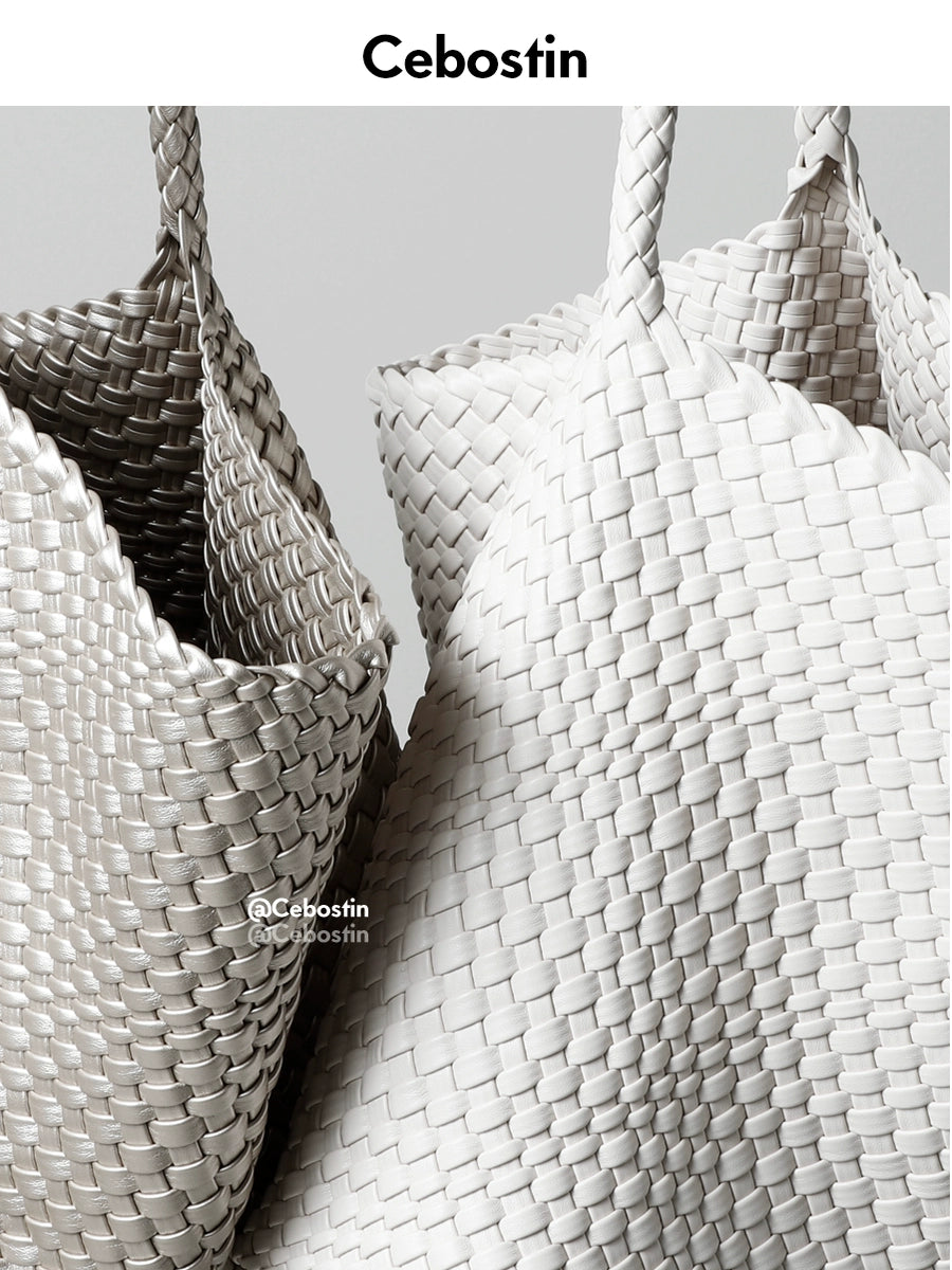 Cebostin Premium Sense Braided Large Capacity Tote Bag