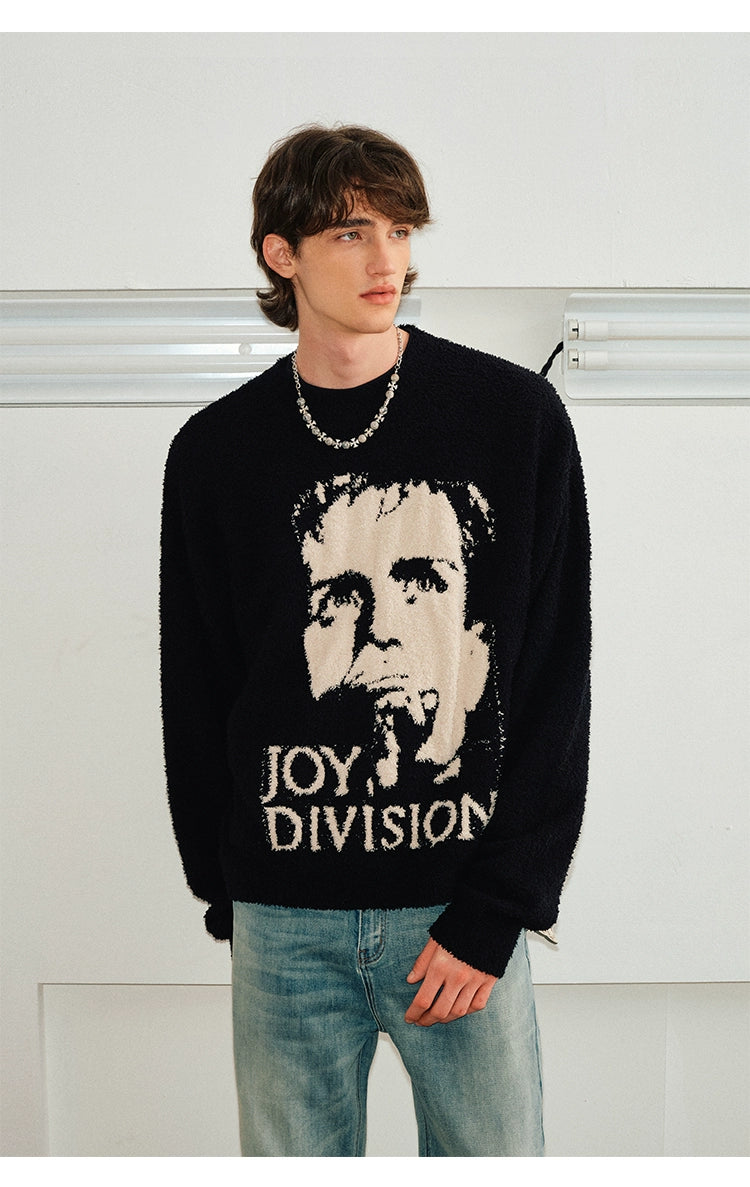 KREATE Soft Waxy Imitation Mink Loose Sweater