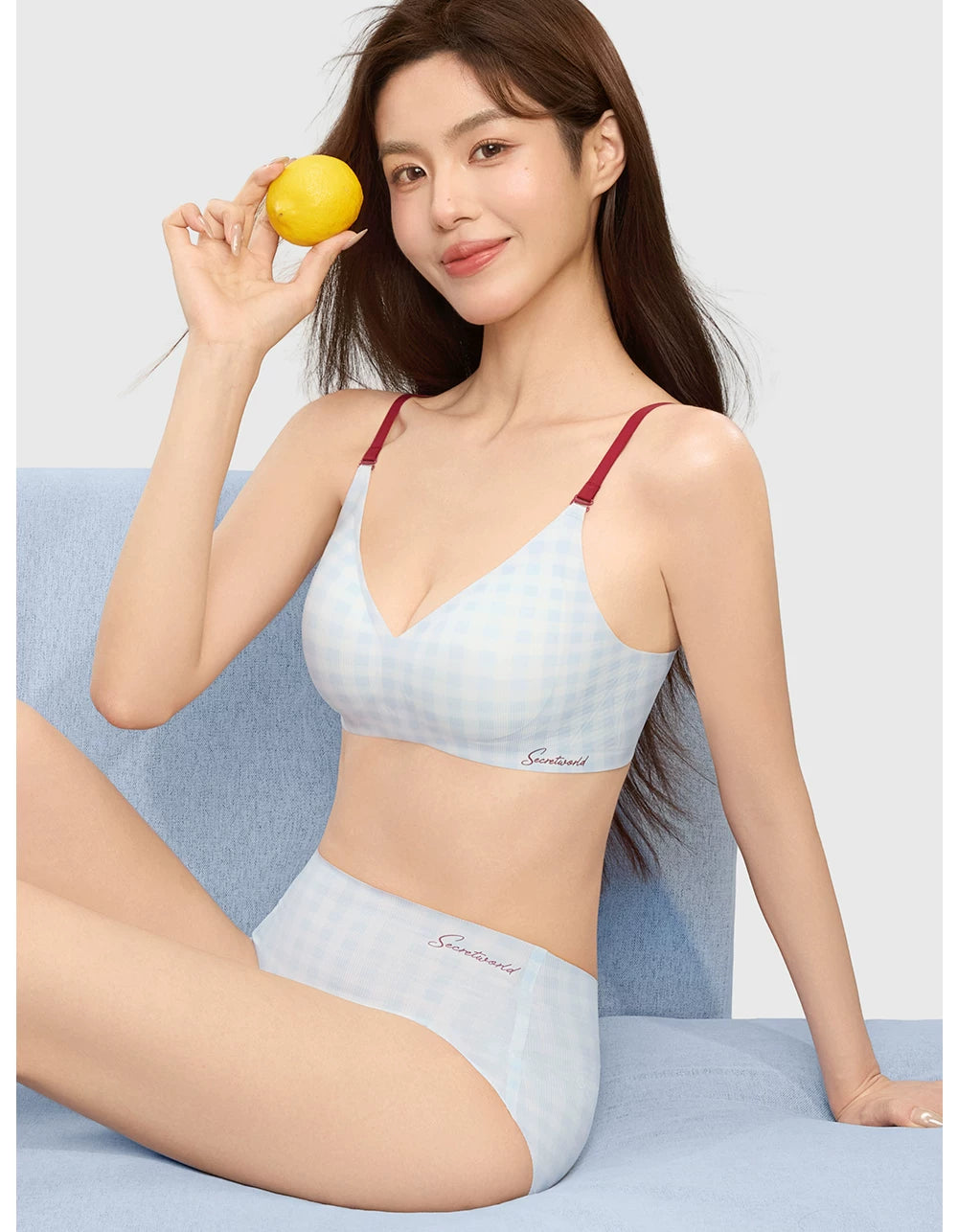 SecretWorld Seamless Soft Support Bra Cover Set