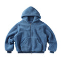 CoosRetro Vintage Icelandic Fleece Logo Embroidered Hooded Sweater