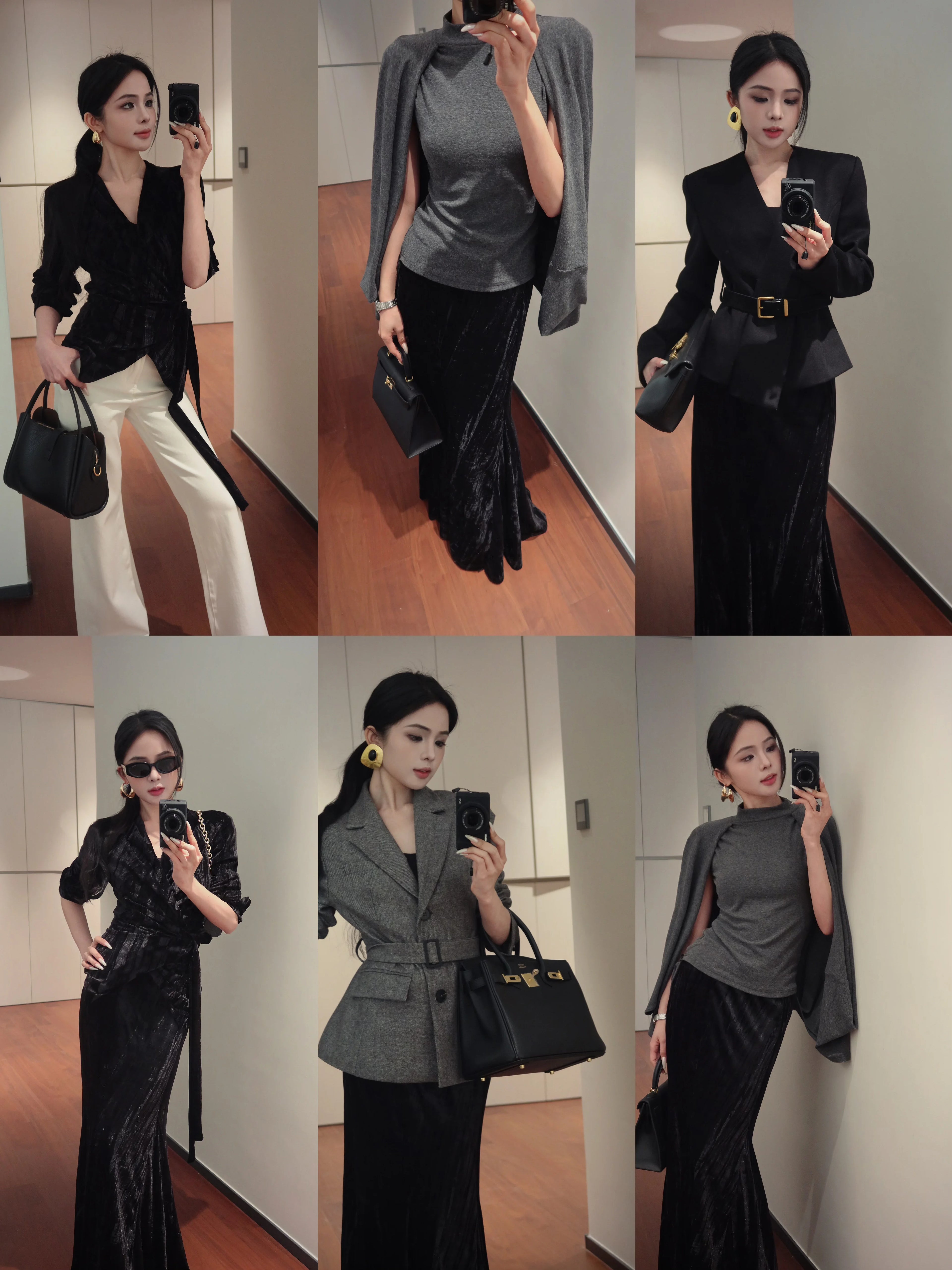CHUYUQI Pleated Irregular Strappy Mermaid Skirt Set