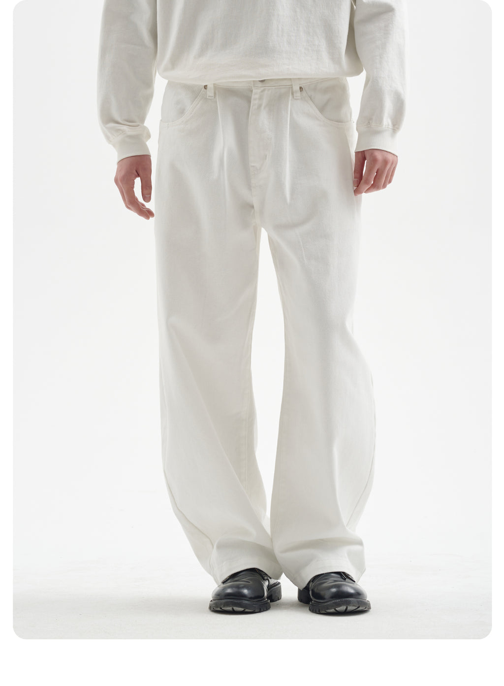 BUTTBILL 25SS puree heavy twill washed micro-cocoon jeans