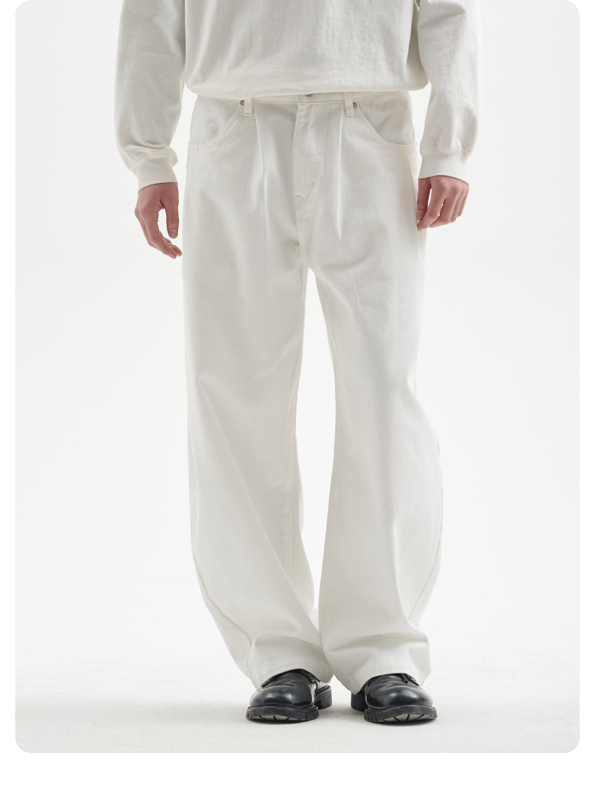 BUTTBILL 25SS puree heavy twill washed micro-cocoon jeans