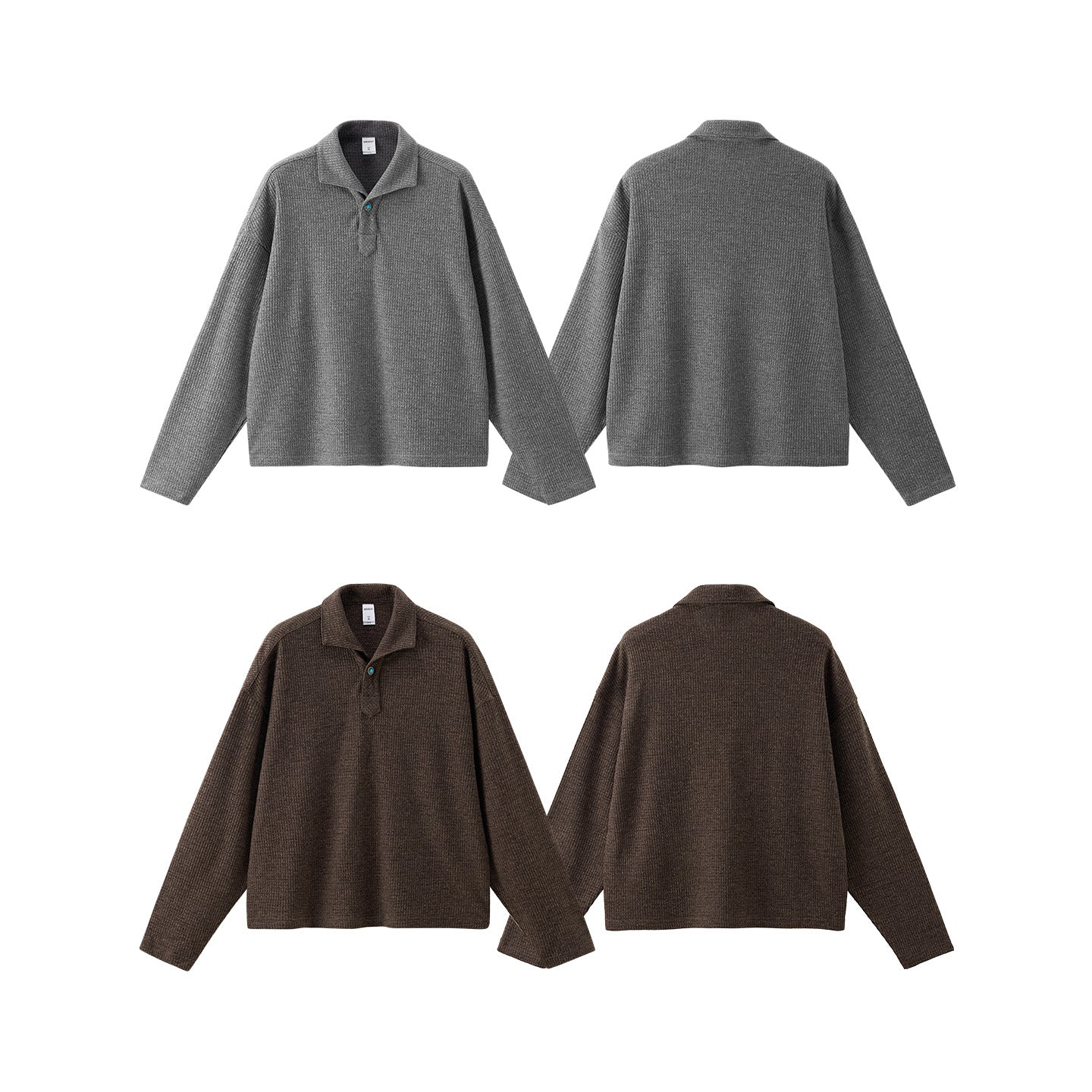 Inflation Loose Casual Lapel Long Sleeve