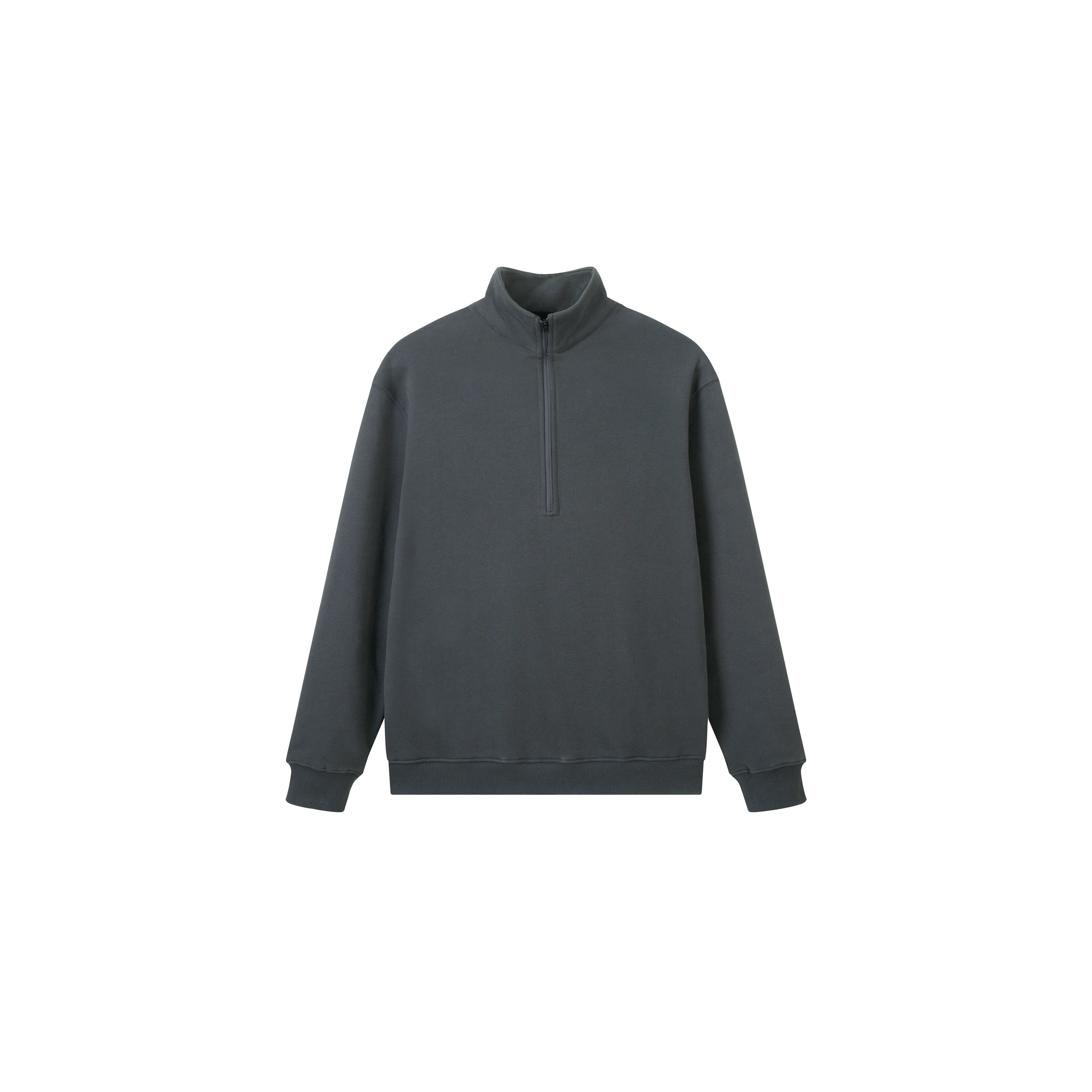 PLUS NO LOGO Half Zipper Polished Sweater