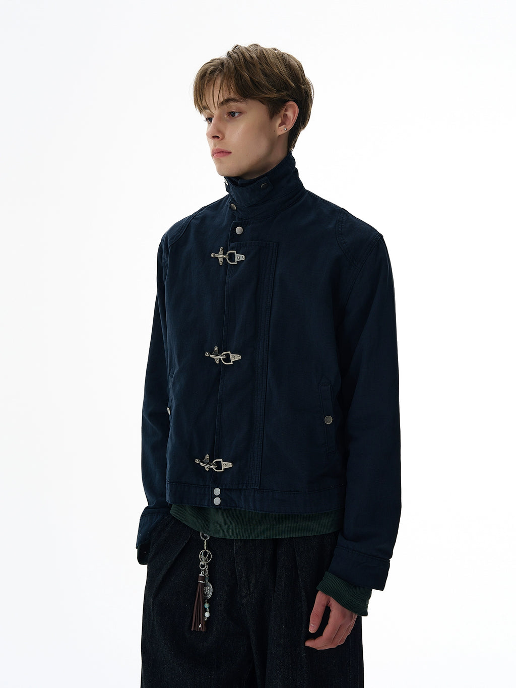 A PUEE Vintage Plane Button Work Jacket