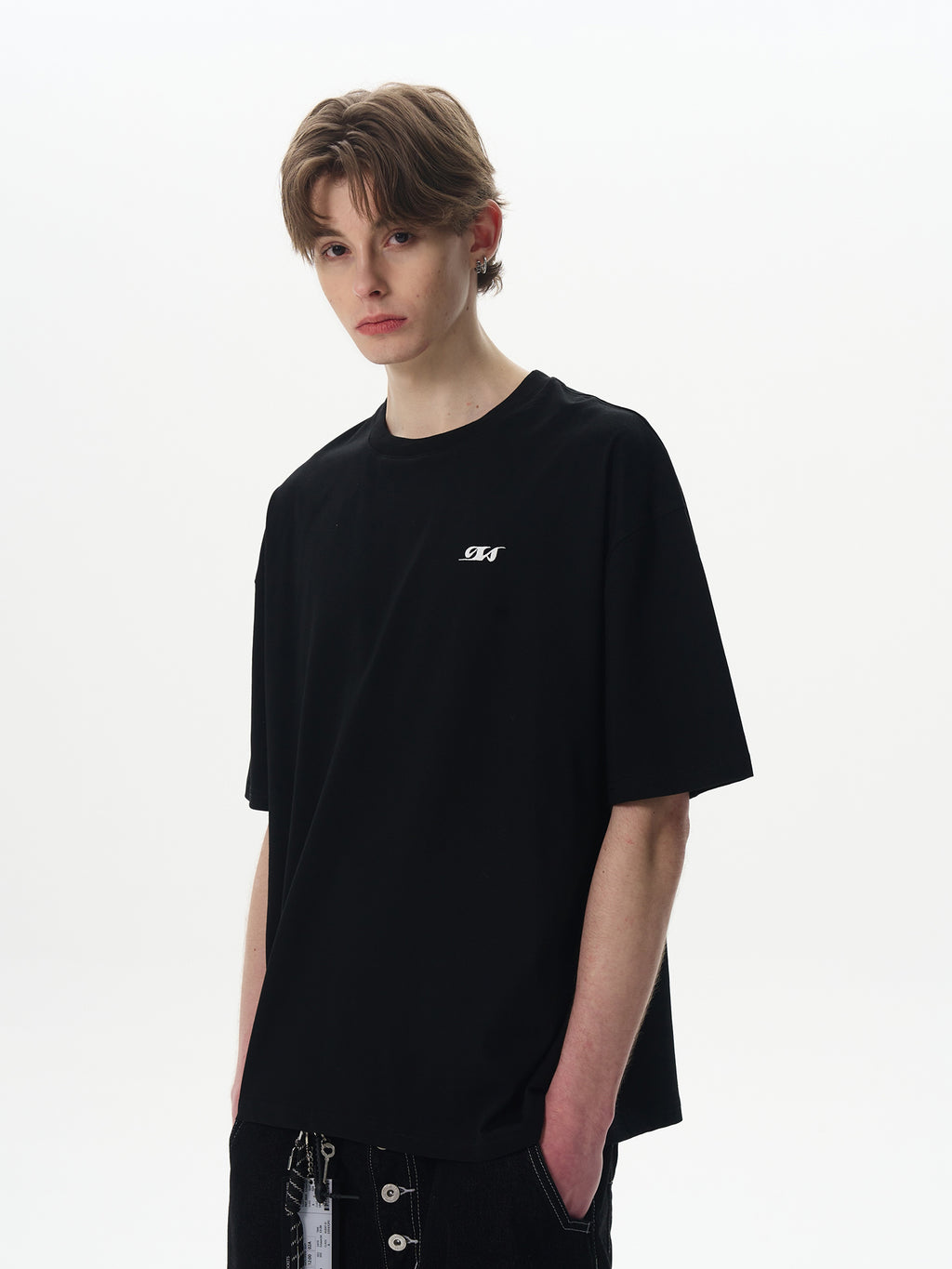 MaxDstr small logo embroidered commuter versatile Tee