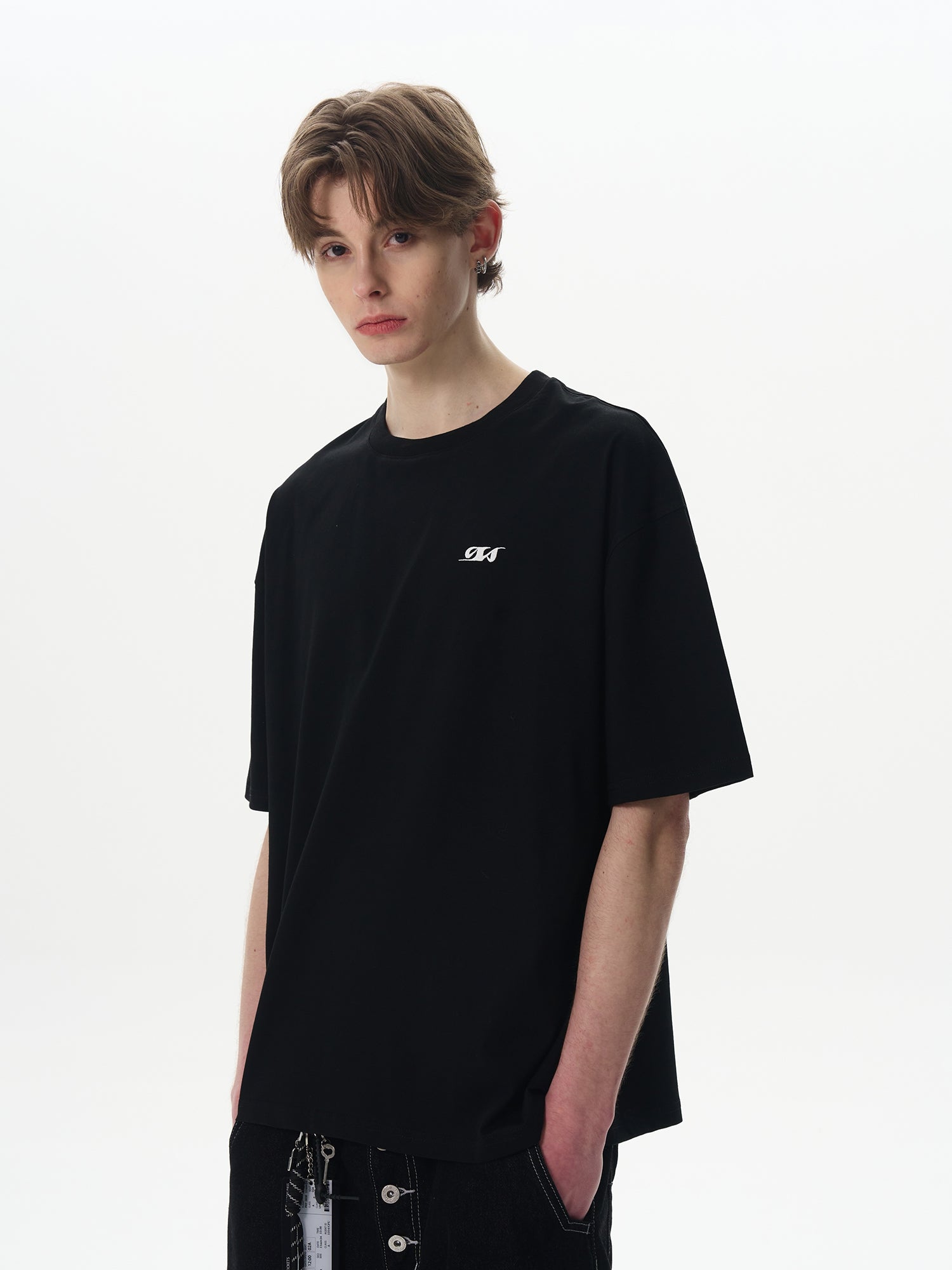 MaxDstr small logo embroidered commuter versatile Tee