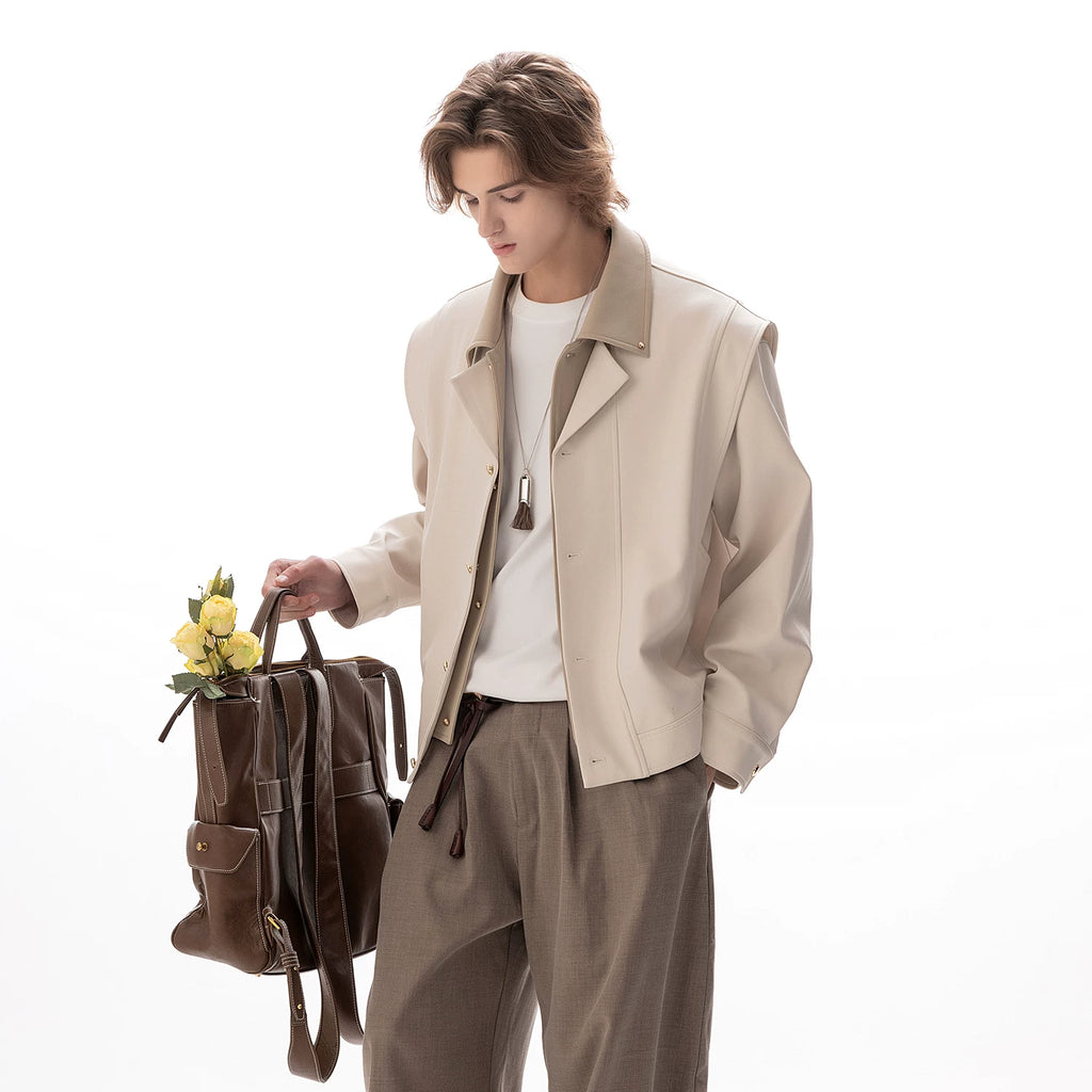CHOR Retro Stiff Lapel Jacket