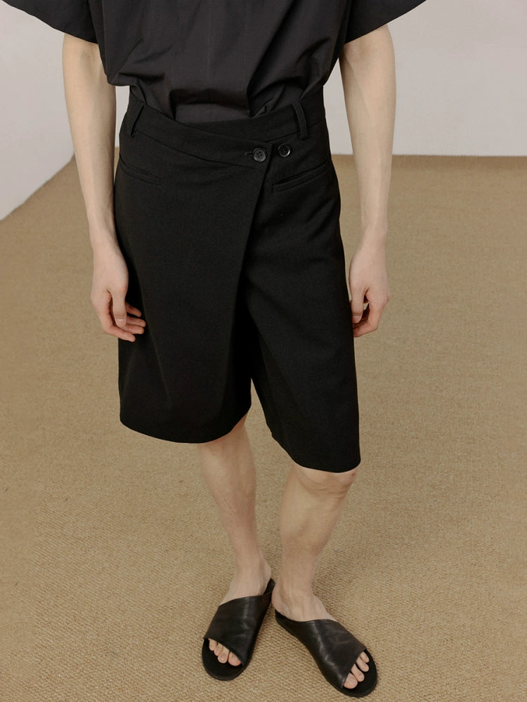 COLN Casual Versatile Loose Shorts