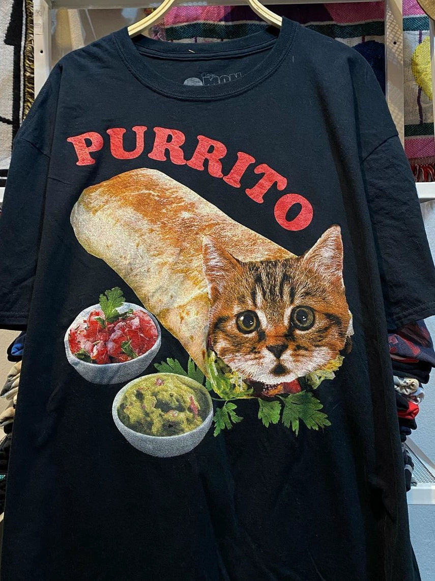 Wang Youbing Studio! Purrito 220g 100% Cotton Tee