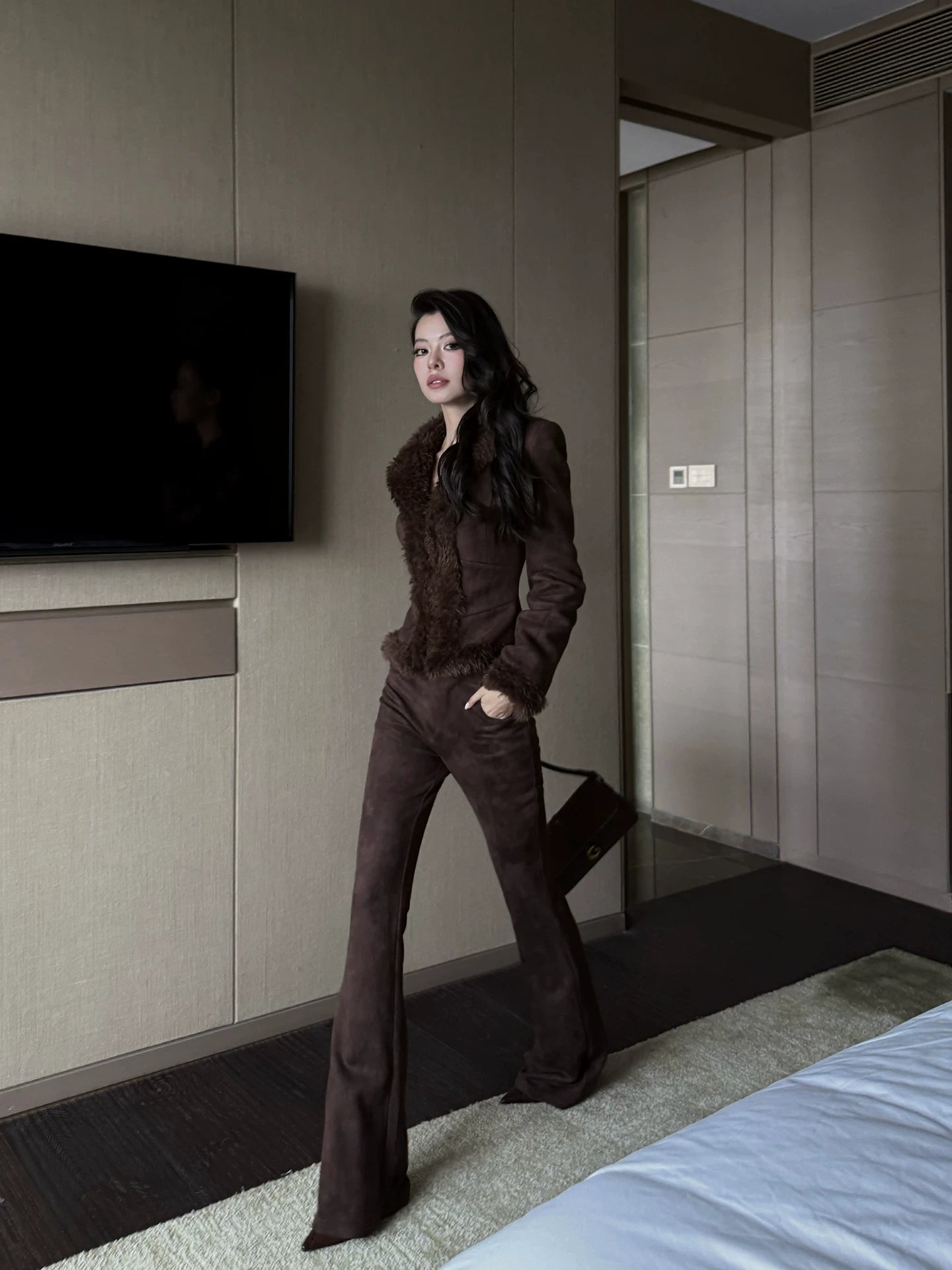 LLROGE Mao Mao Vintage Versatile Skirt Set